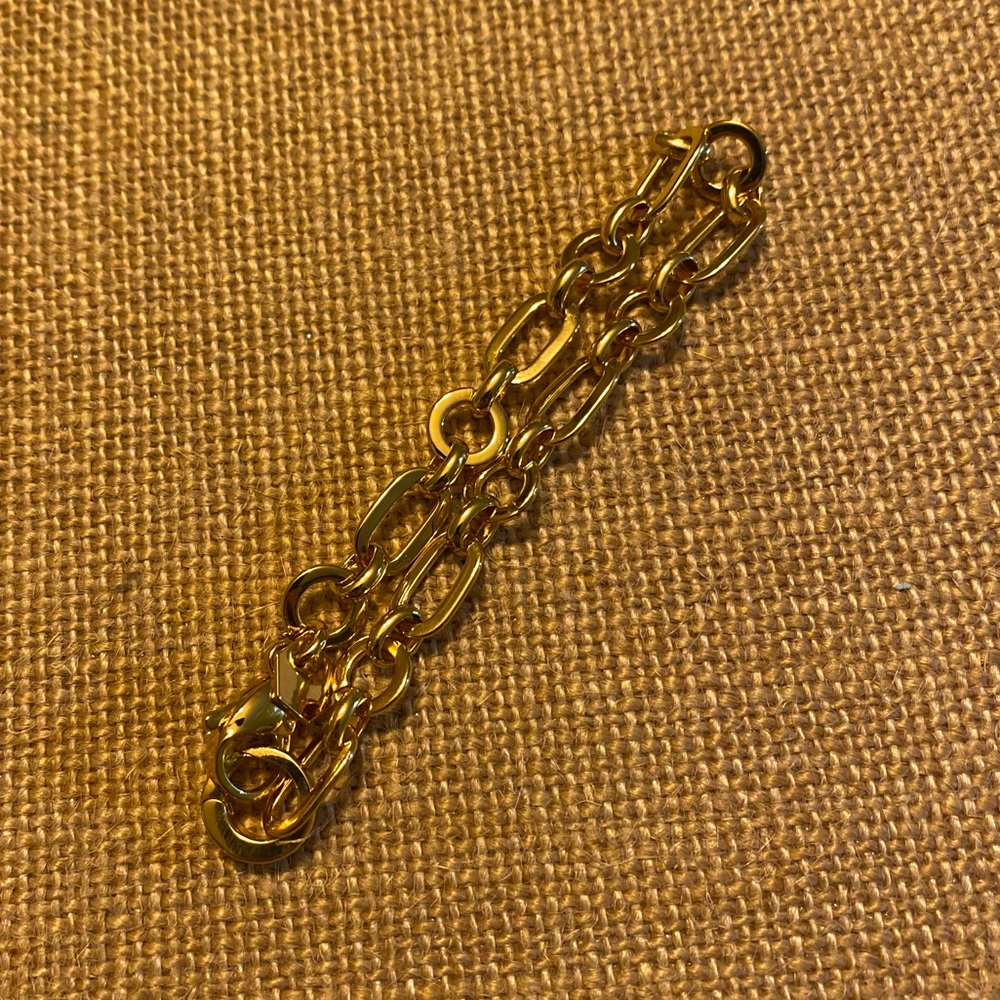 Origami Owl Dangle Bracelet Gold 7"